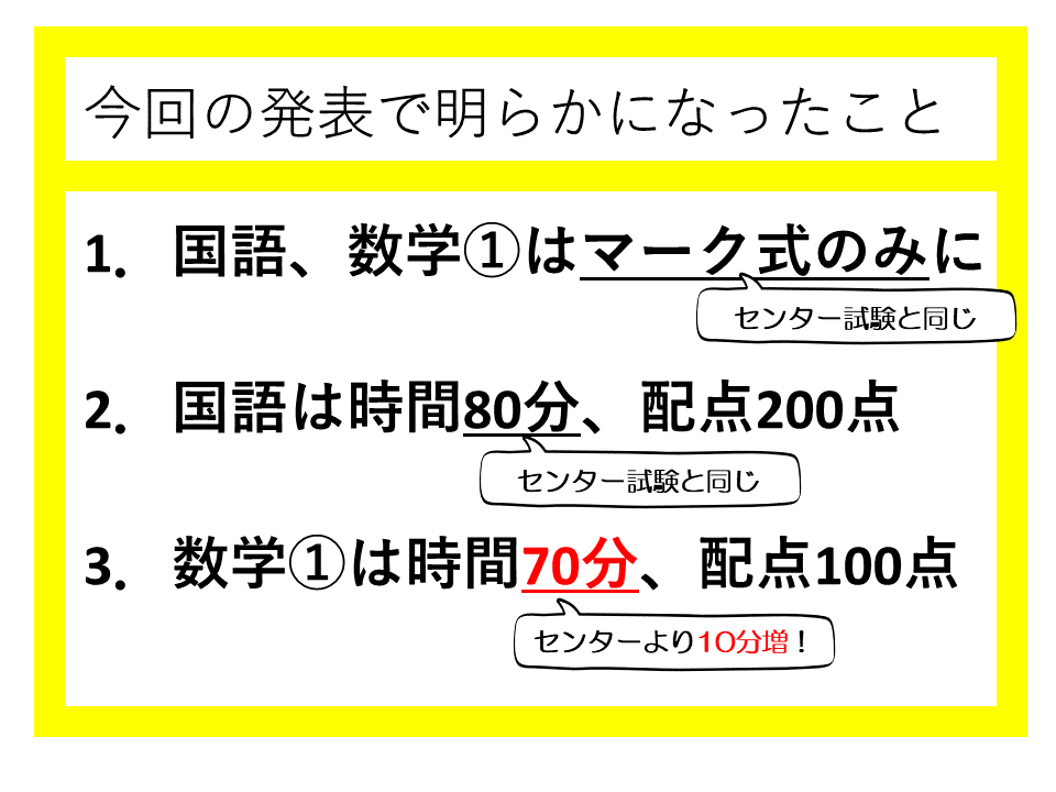 共通テストは センター試験とそんなに変わらない ってホント 保護者サポート 高校講座 受講中のかた向け